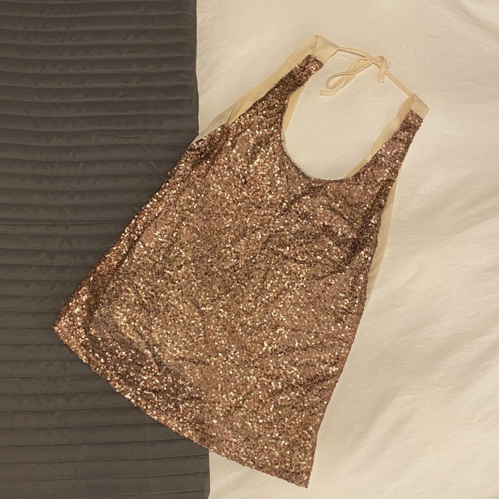 Glitter Rosebud Top!